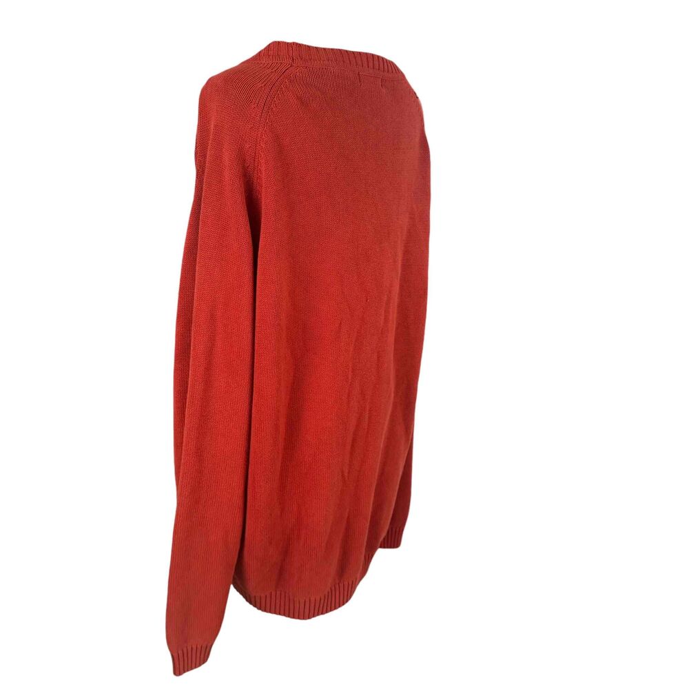 Saint Johns Bay Burnt Rust Orange Oversized Pullover Fall Sweater Earthy Boho XL - Picture 5 of 16